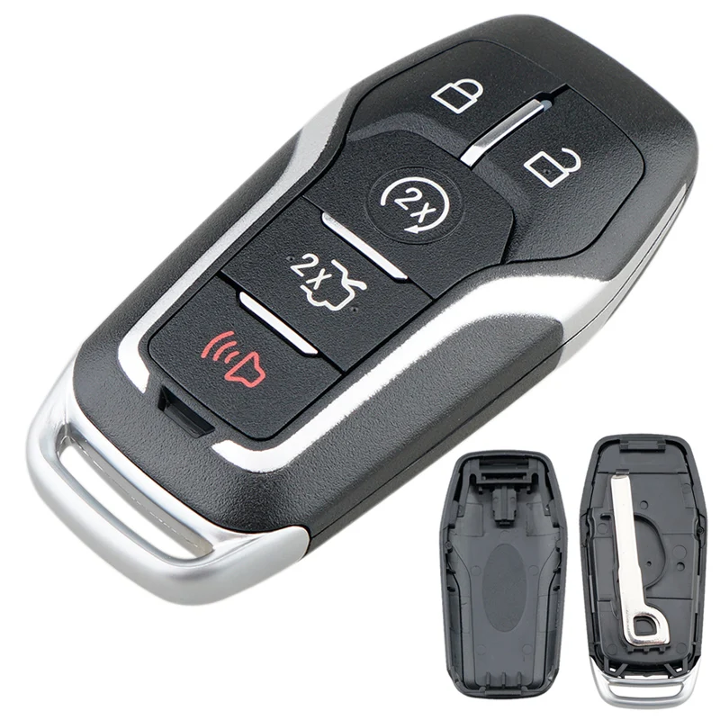 5 кнопок без ключа вход дистанционный автомобильный смарт ключ Брелок чехол для