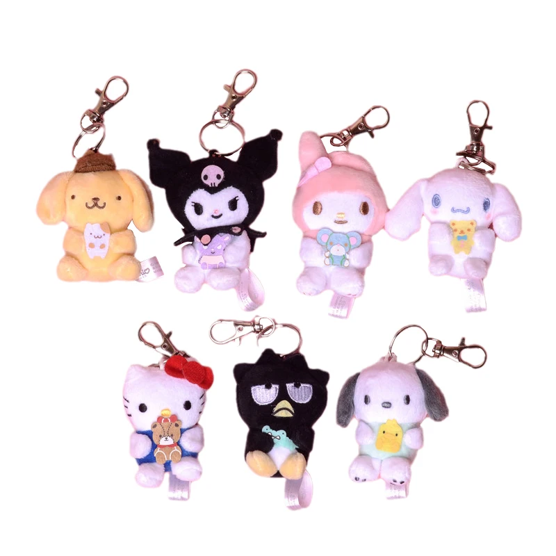 2021 Kawaii Kuromi плюшевые игрушки Kitty Pom Purin с рисунками из мультфильма My Melody Pochacco