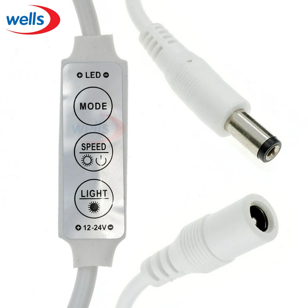 Новинка 1 шт. мини светильник 3 клавиши контроллер с регулировкой яркости двойной