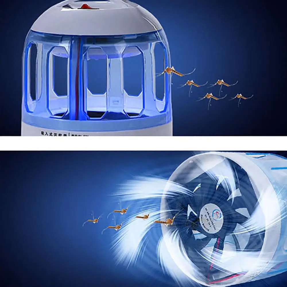 Переносная ловушка для насекомых Отпугиватель комаров и с USB-зарядкой