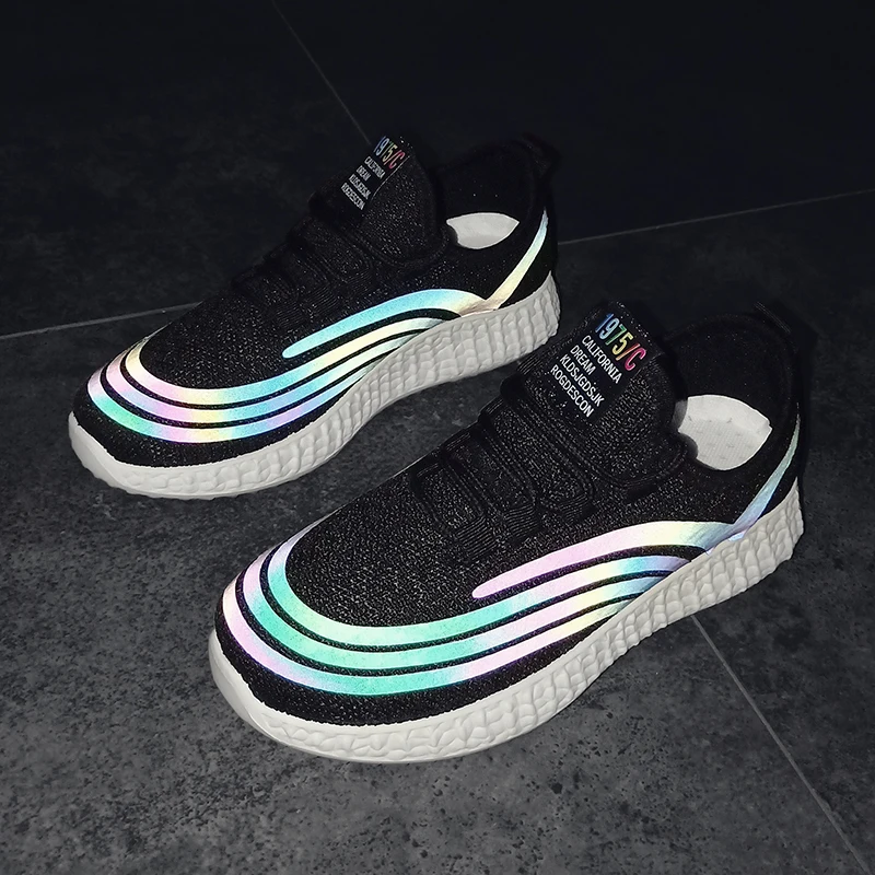 Женские кроссовки со вспышкой повседневная обувь для улицы прогулочная отдыха |