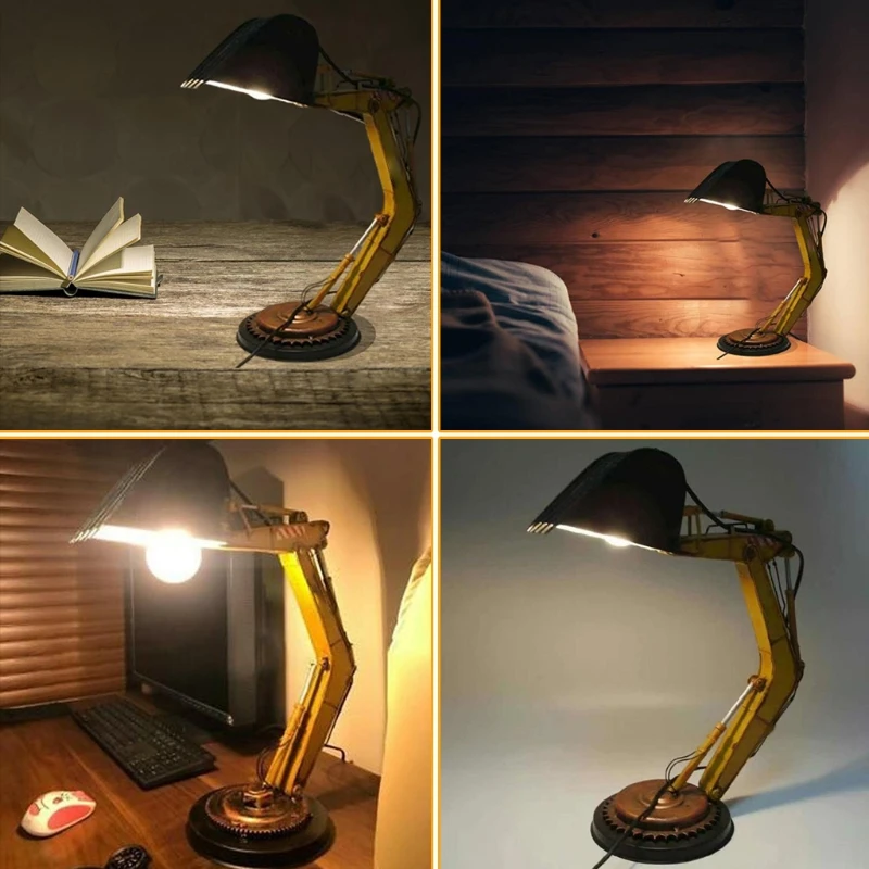 

Resin Digger Desk Lamp or Decorations for Bedroom, Living Room, Children's Room or Dormitory