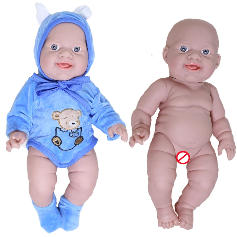 Кукла реборн Силиконовая Водонепроницаемая 38 см|Куклы| |