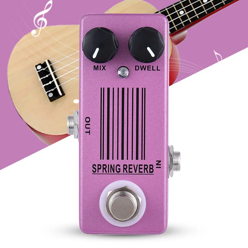 

MOSKY Reverb Spring Electric Guitar Bass Effects Pedal True Bypass Full Metal Shell Guitar Parts & Accessories