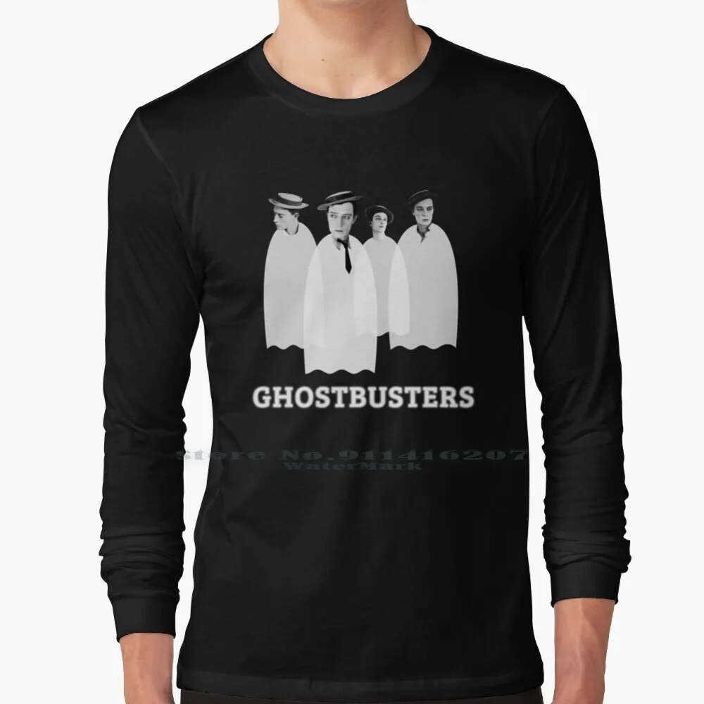 

Ghost Busters T Shirt 100% Pure Cotton Ghost Busters Ghostbusters Buster Keaton Parody Silent Film Silent Movie Stars Movies