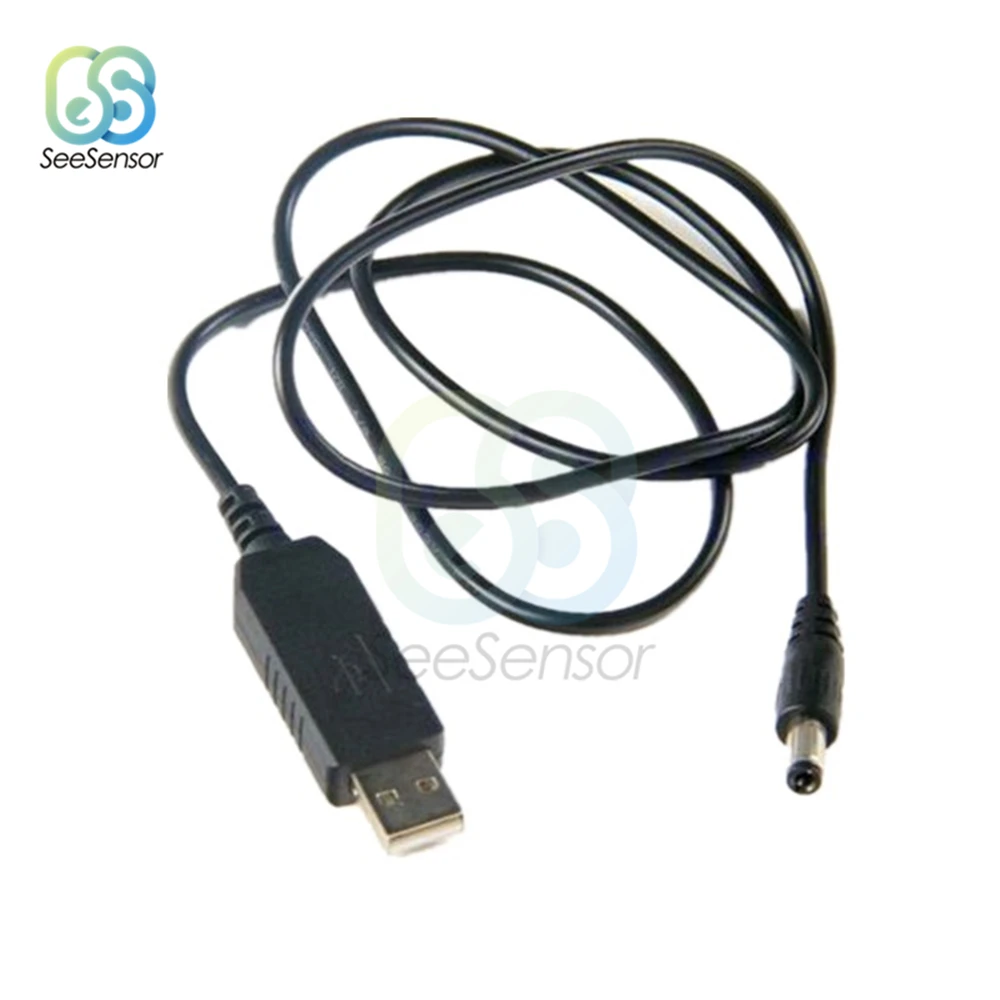 Кабель переходник с USB на 9 В/12 в пост. Тока 2 1x5 5 мм|Соединители| |