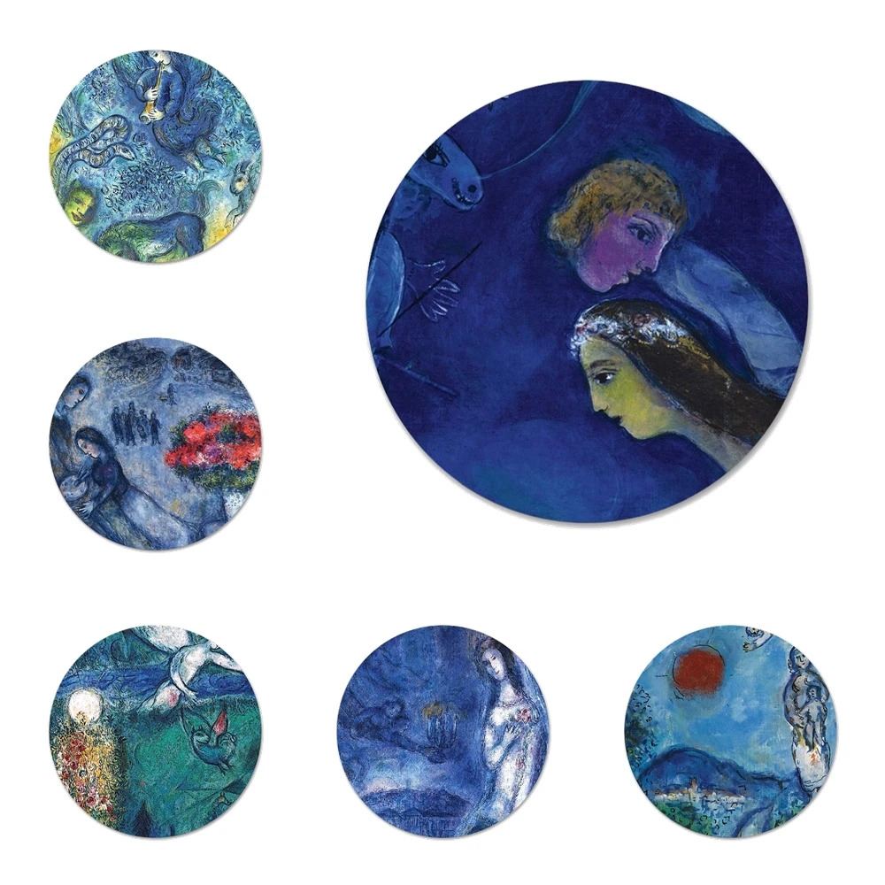 

Значки для одежды, рюкзака, украшения, подарок, Марк Chagall