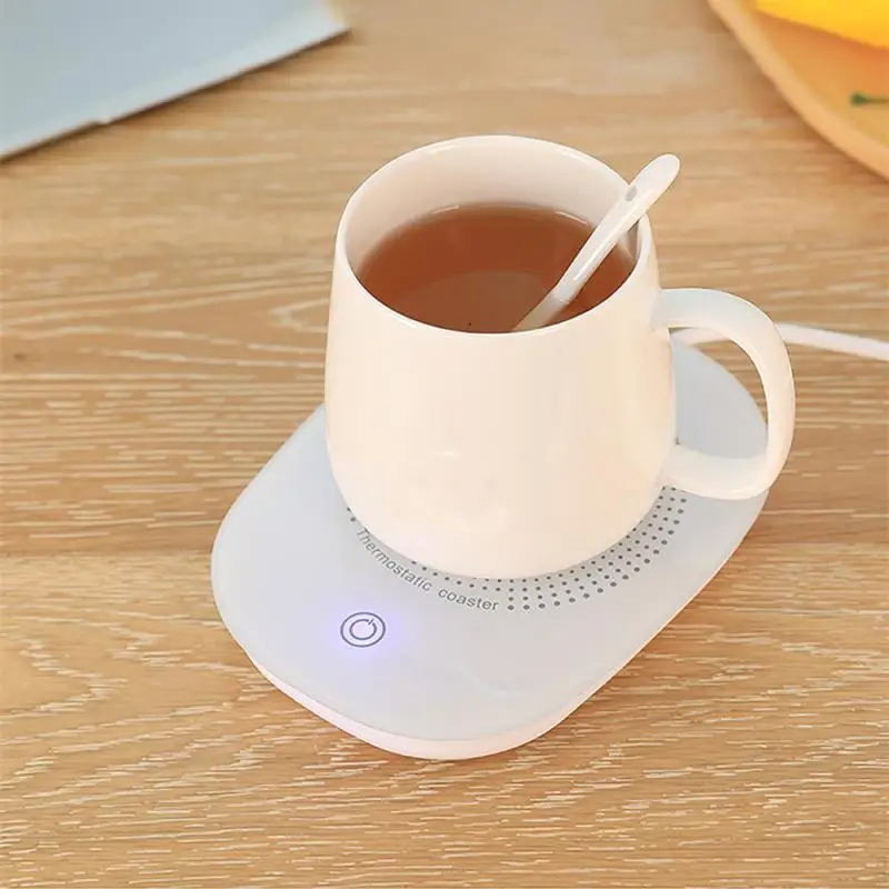 

Newest Hot Useful USB Electric Heated Coaster Power Suply Office Tea Coffee Milk Tea Cup Mug Cartoon Heating Mat Warmer Pad