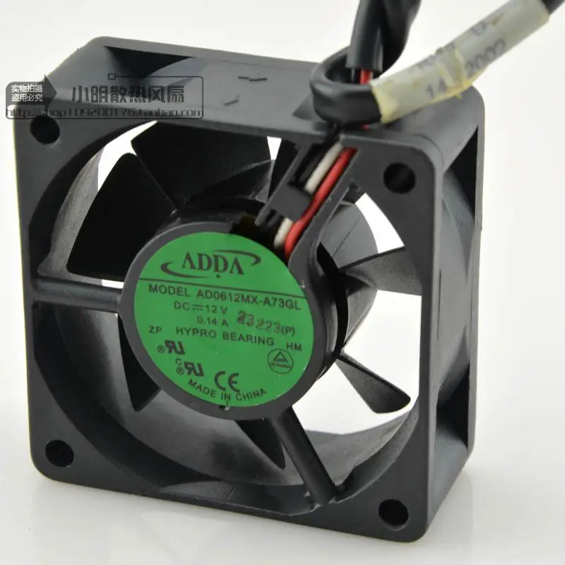 Новый AD0612MX A73GL 6 см 12V 0.14A 6025 см/защиты электродвигателя Вентилятор