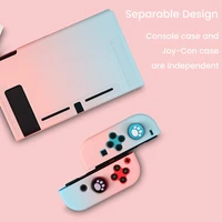new cases detachable colorful pc case fundas for nintendos nintend switch ns nx cases hard plastic back cover shell coque ultra