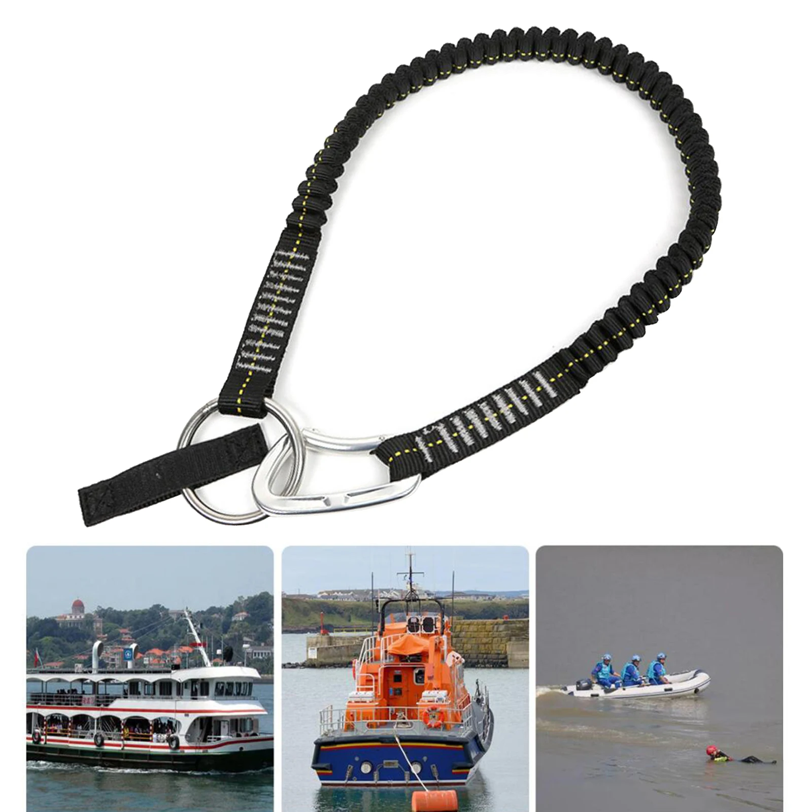 fall arrest lanyard workwear stretchable protection equipment with carabiner safety shock absorbing harness webbing belt free global shipping