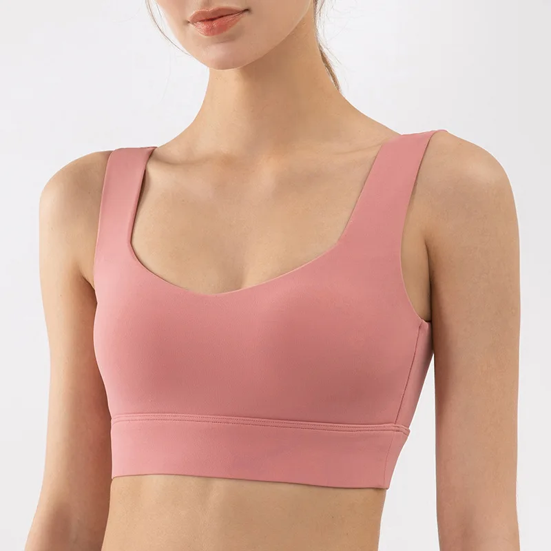 Alo Yoga 2021 Summer Sexy Women's Sports Bra Four-color Diamond Neckline Underwear Fitness Exercise Running Tube Top DS63 | Спорт и