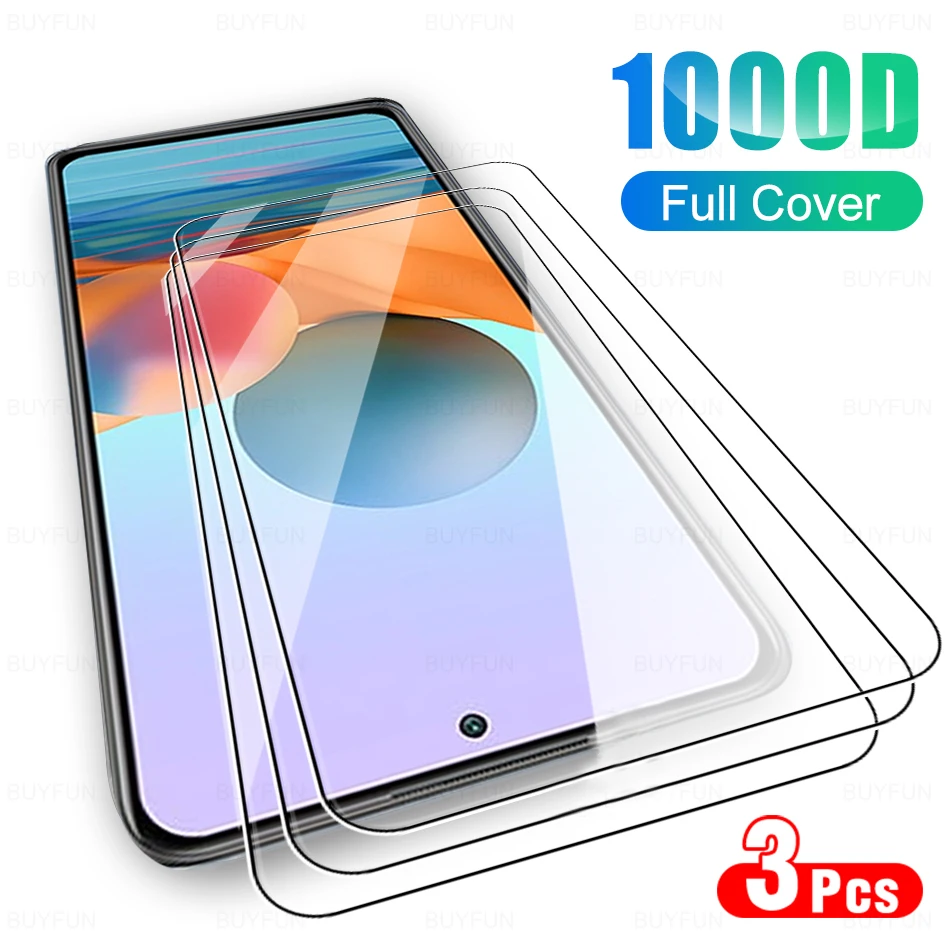 

Защитная пленка HD для redmi note10 pro 3 шт., Защитное стекло для xiaomi redmy Note 10, 10s, 10pro, 10 pro max, прозрачное стекло