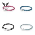 Браслет из серебра 925 пробы с круглым логотипом и застежкой-шариком