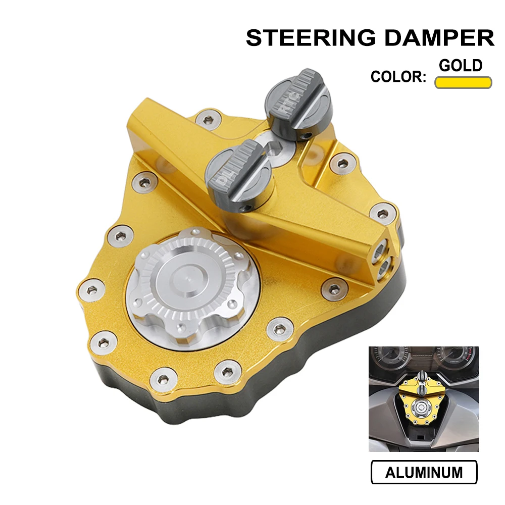 Алюминиевая опора для мотоцикла с ЧПУ стабилизатор рулевого демпфера держатель