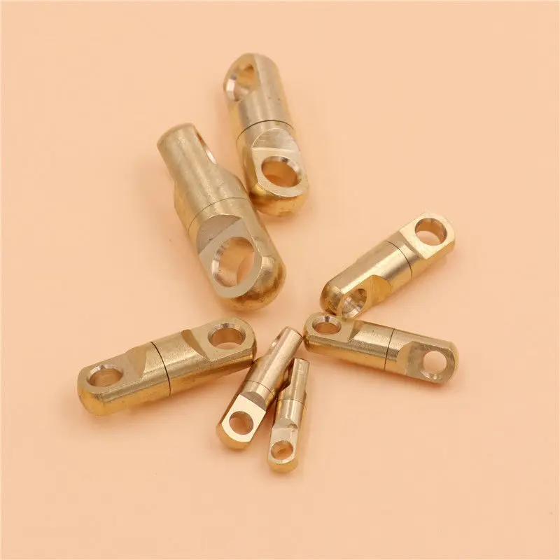 Поворотный коннектор для брелка из твердой латуни 2 шт. | Дом и сад
