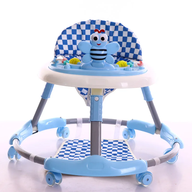 

2020 New Baby Walker Multi-function Anti-rollover Foldable Hand Push Can Sit Baby Boys and Girls Learn To Drive 6-18 Months