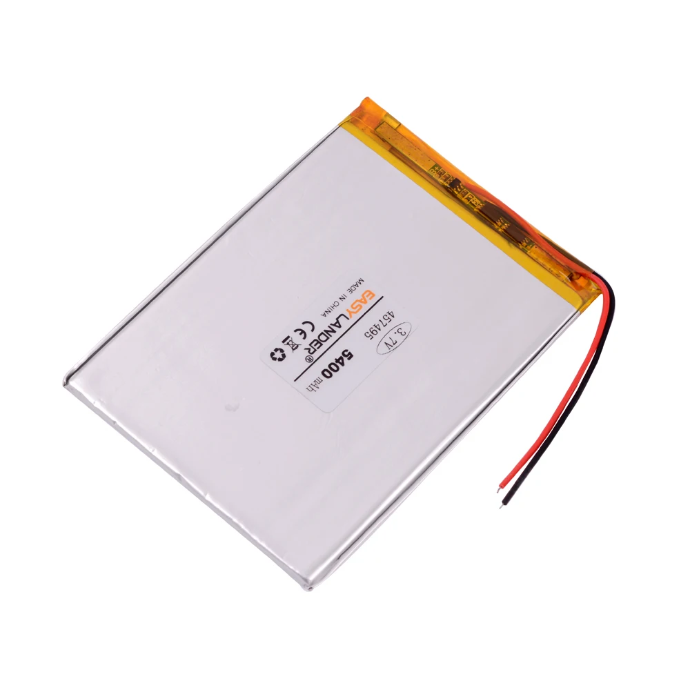 10pcs Tablet pc 3.7V 5400mAH (polymer lithium ion battery) Li-ion battery for tablet 7 inch 8 9inch 457495 Free Shipping | Электроника