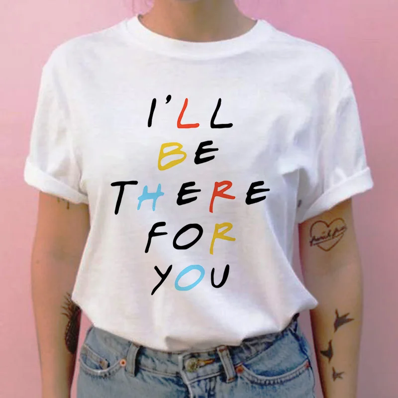

woman T-shirt friend TV T-shirt viper woman print female T-shirt retro female short-sleeved T-shirt 90s Harajuku T-shirt