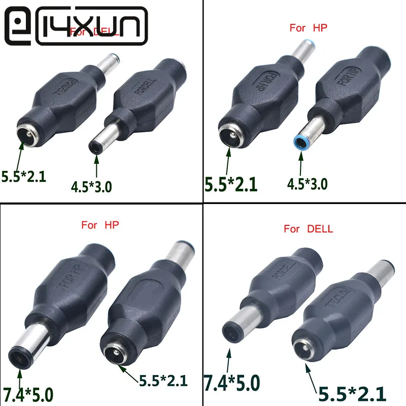 EClyxun 1 шт. 4 5x3 0 мм 7 4x5 штекер постоянного тока в 5 5x2 разъем адаптера питания для DELL