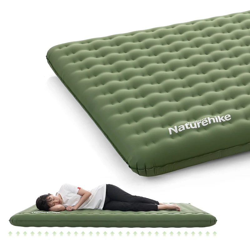 

Naturehike TPU Thickened Double Inflatable Mattress Camping Siesta Portable Waterproof Outdoor Mat NH19QD010