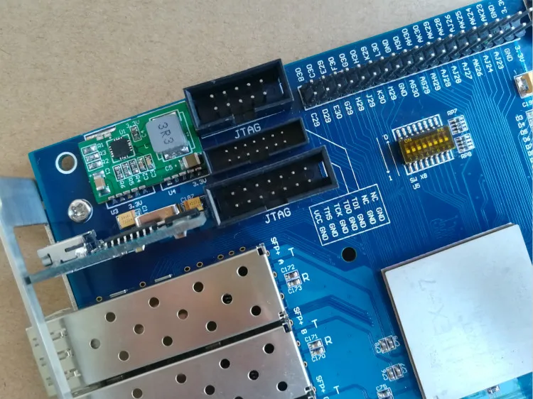 Verkauf Galaxx FPGA Entwicklung Bord Galaxx PCIe Kintex 7 Entwicklung Bord Xc7k420t SFP + 10G