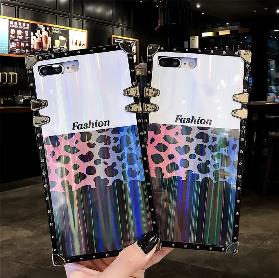 Потрясающий модный леопардовый чехол для телефона Fundas Apple iPhone Xs max чехлы