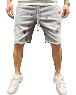 

2021 new summer high street sports fitness shorts five-cent pants men's style breathable beggar pants fashion pants