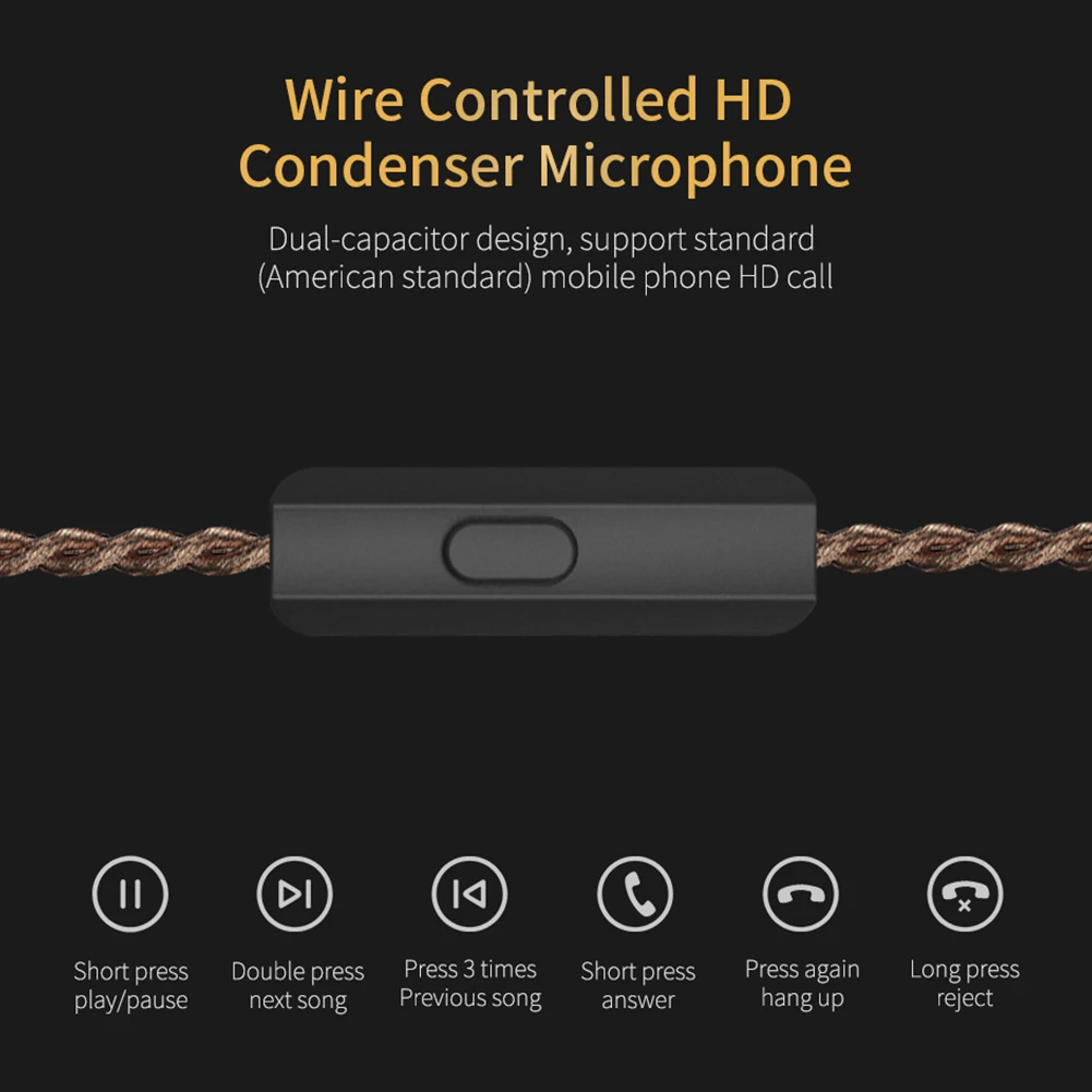 

1 Pair In Ear Headphones Wired Hybrid Driver Earbuds with 3.5mm L Shaped Plug Balanced Armature+Dynamic Drivers Wired Earbuds