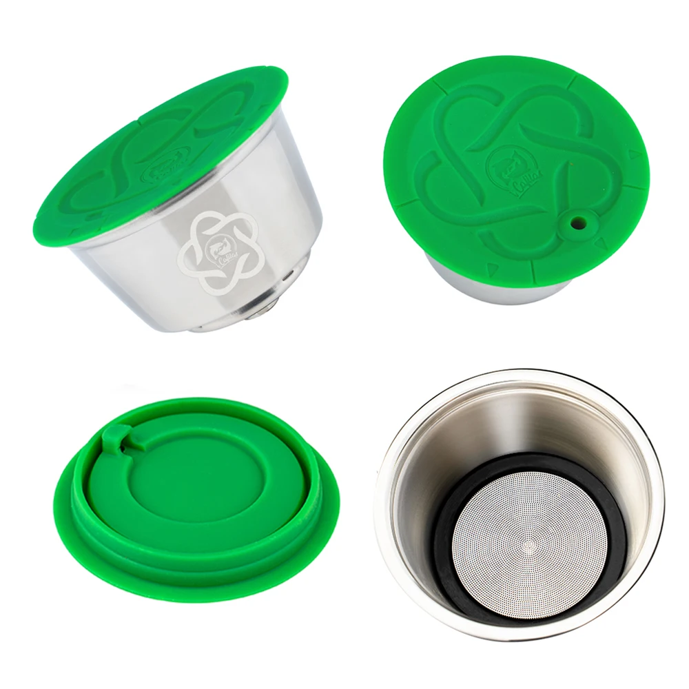 Upgraded Refillable Coffee Capsule For Dolce Gusto Reusable Stainless Steel Filter Cup Nescafe Cofee Machine Crema Maker | Дом и сад