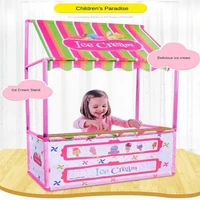 child ice cream playhouse tent store developmental learning indoor outdoor fun