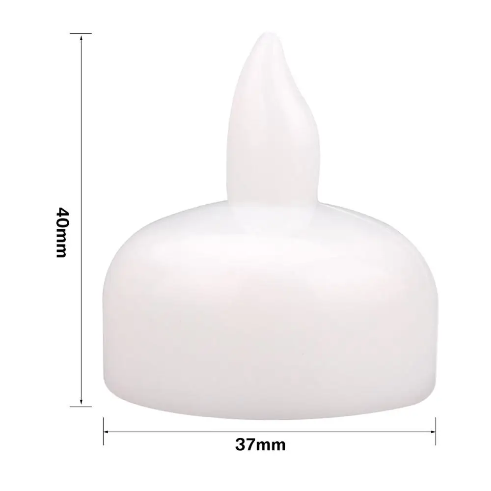 Упаковка из 12 мерцающих беспламенных водонепроницаемых свечей плавающих на воде