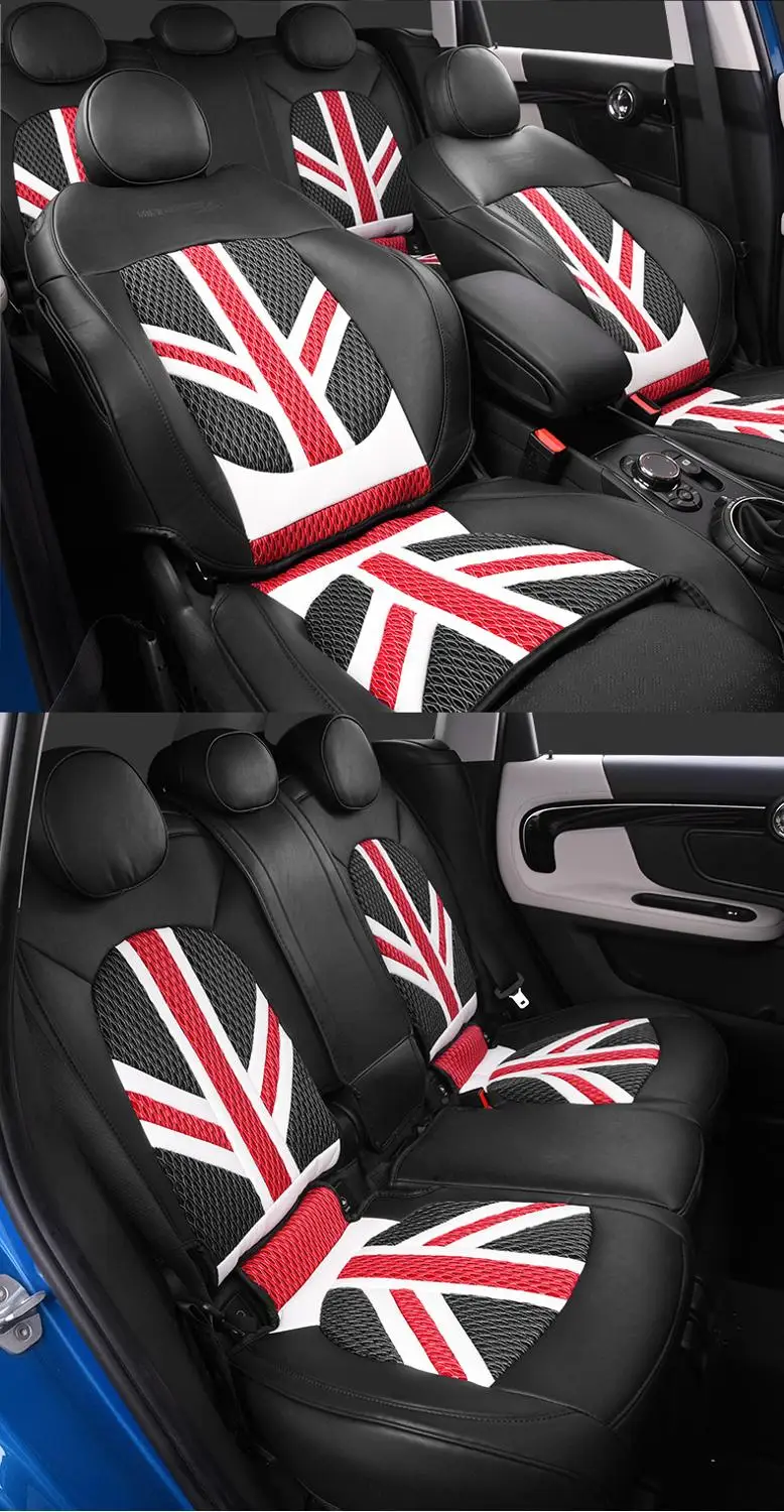 

Car Seat Covers For BMW MINI Cooper S One F56 Wholesale Waterproof Leather Auto Seat Protector Accessories