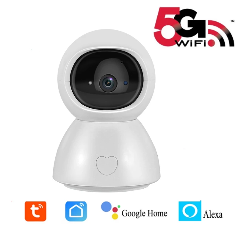 

INQMEGA 5G Tuya IP Camera Wifi Security Cameras Baby Monitor Add Google Home Alexa For Smart life CCTV Camera Surveillance IR N