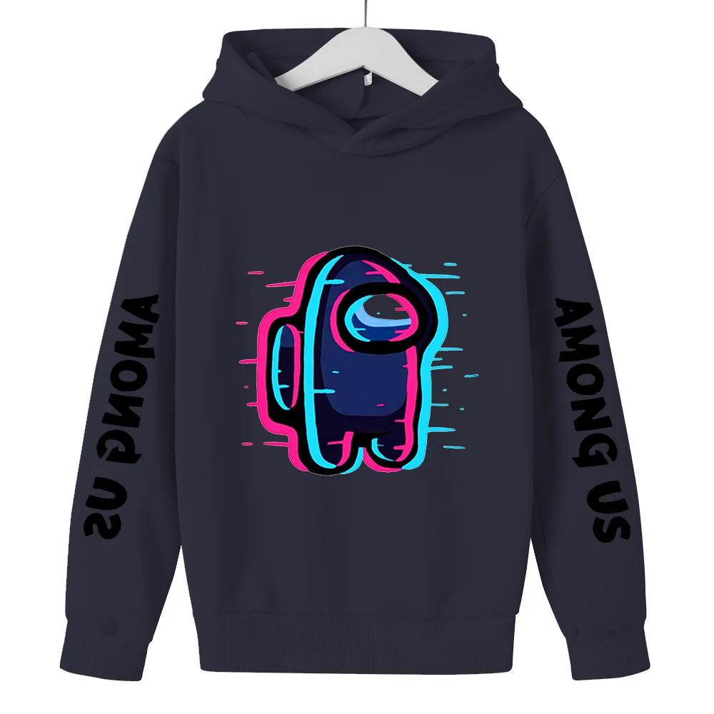 

Spring and Autumn Cartoon Games Cotton Printed Children's Hoodie Boys Girls Long Sleeve Hooded Sweatshirt Casual Clothing