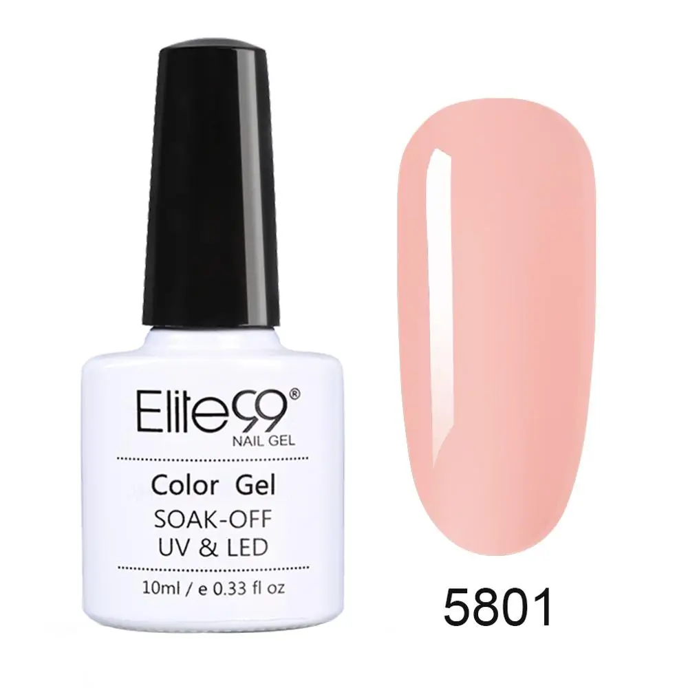 5801 Elite99 французский генный цветной гель лак для ногтей Vernis Полупостоянный УФ гель лак для ногтей праймер Замачивание от ногтей гель лак гель для ногтей - Цвет: 5801