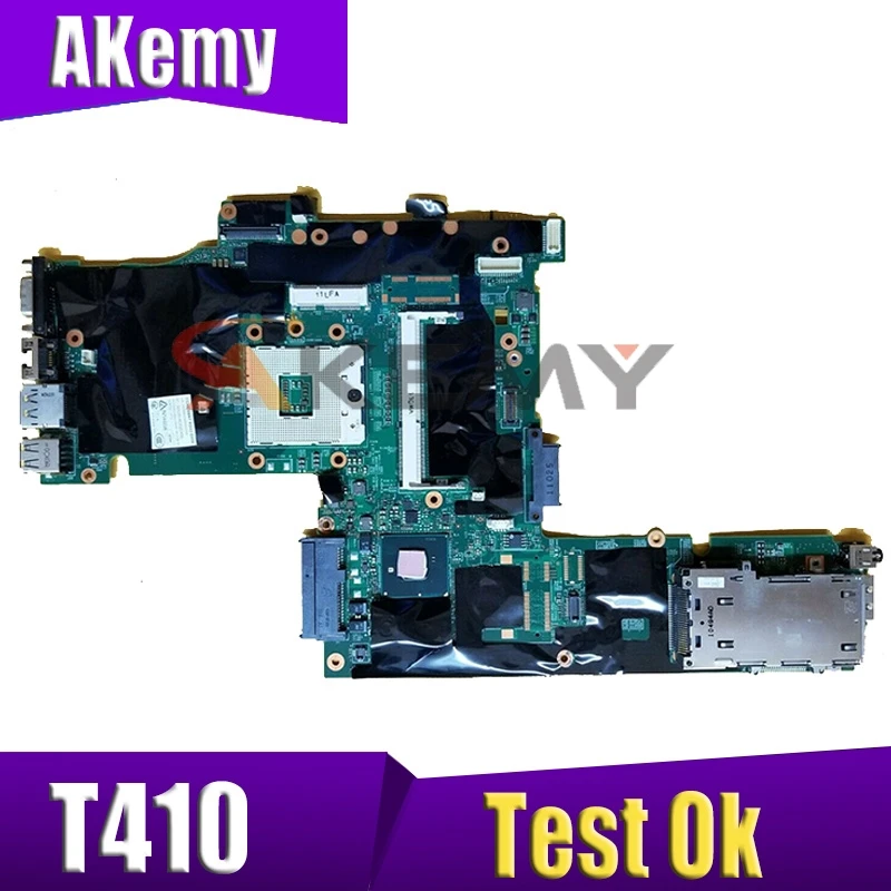 

63Y1483 75Y4066 60Y5713 04W0503 laptop Motherboard For LENOVO Thinkpad T410 T410I NZM1I-8 Mainboard HM55