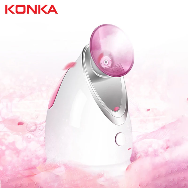 

KONKA Facial steamer Use with essential oils 98ml water tank Deap cleaning face steamer Electric spa Adjustable angle