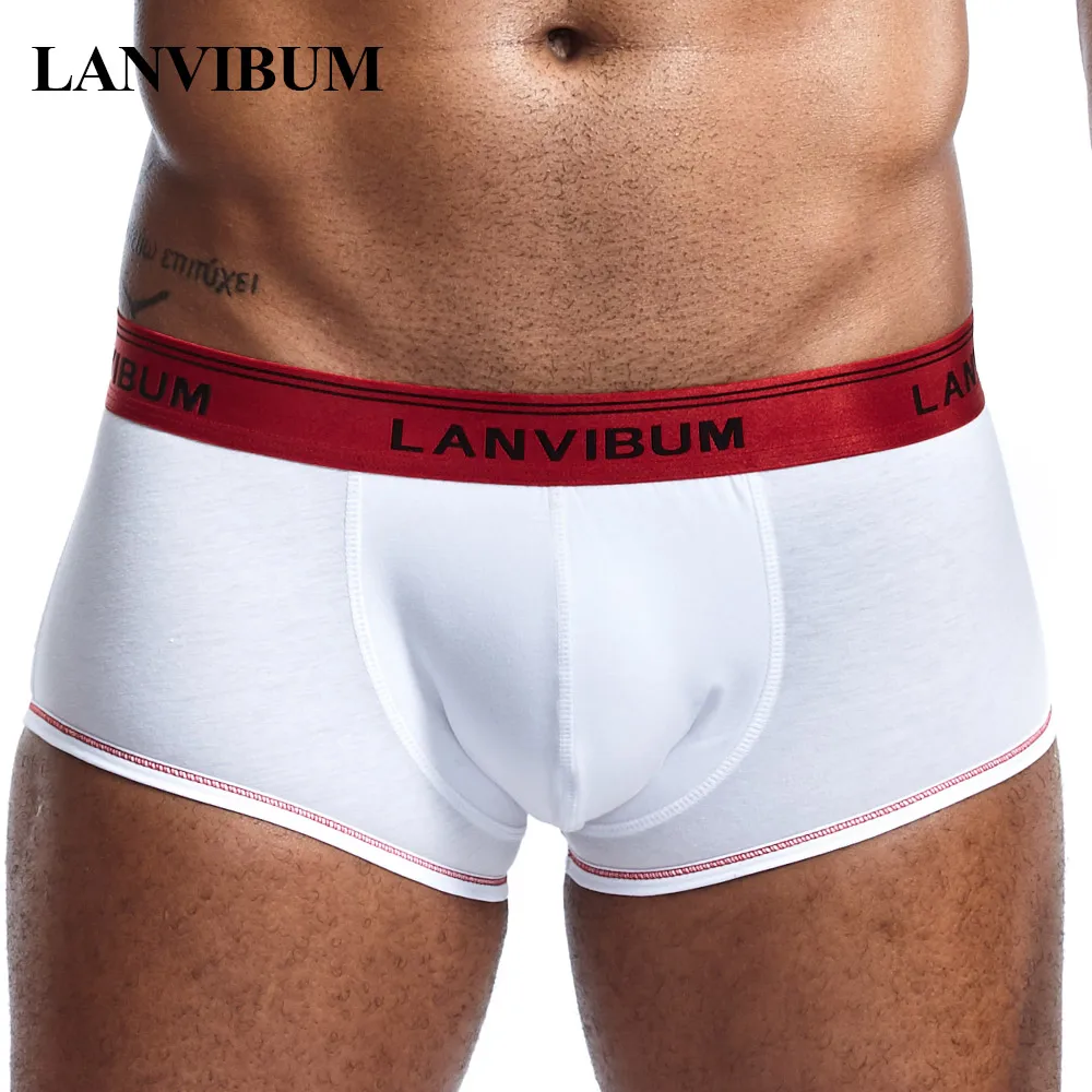 LANVIBUM Мужское нижнее белье мужское трусы мужские удобные Шорты пикантные fit для