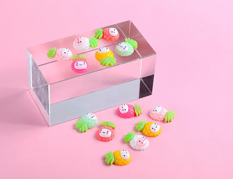 Дополнение слизь талисманы для Slime поставки наполнитель DIY полимерный милый аксессуар ананас игрушка Lizun модель инструмент для детей игрушки подарок