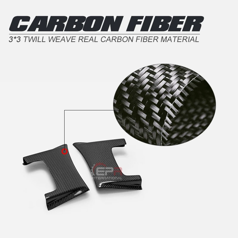 Автомобильный Стайлинг VRS стиль углеродное волокно переднее крыло Addon Глянцевая