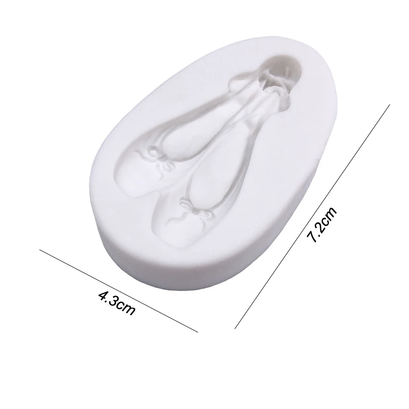 Ballet Shoes Silicone Mold Sugarcraft Chocolate Cupcake Baking Fondant Cake Decorating Tools |