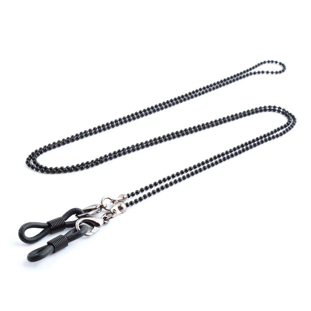 

Розничная продажа, новинка, черная металлическая цепочка для очков, солнцезащитных очков, держатель шнура