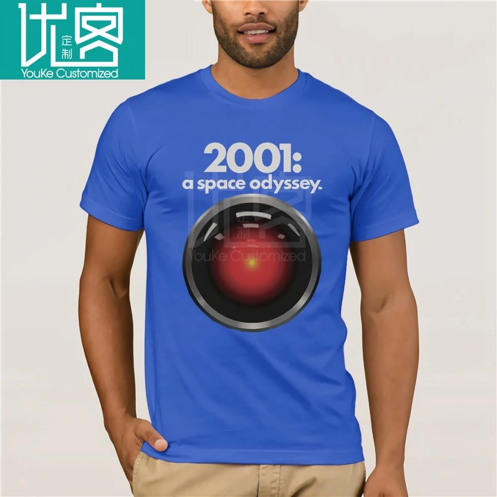 2001 A Space Odyssey Hal взрослая футболка модная мужская одежда с принтом хлопковый