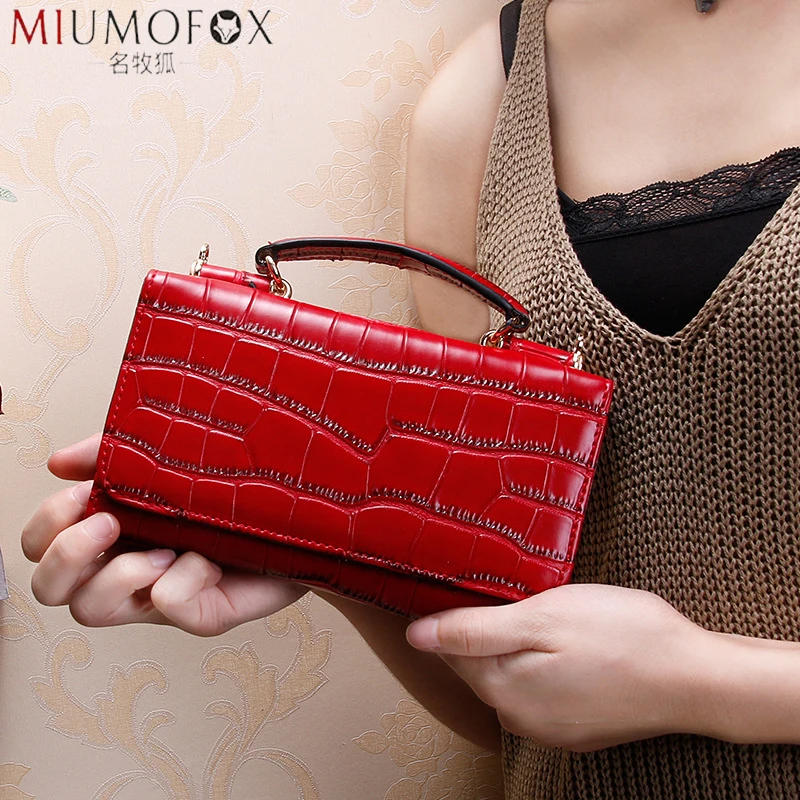 Модная Маленькая женская сумка новинка 2020 роскошная через плечо из натуральной