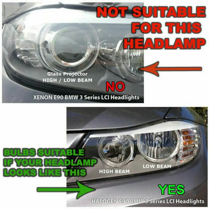 

6000-6500K Angel Eye Lights 8-LED Dustproof Halo Ring Parts Set Waterproof White Auto