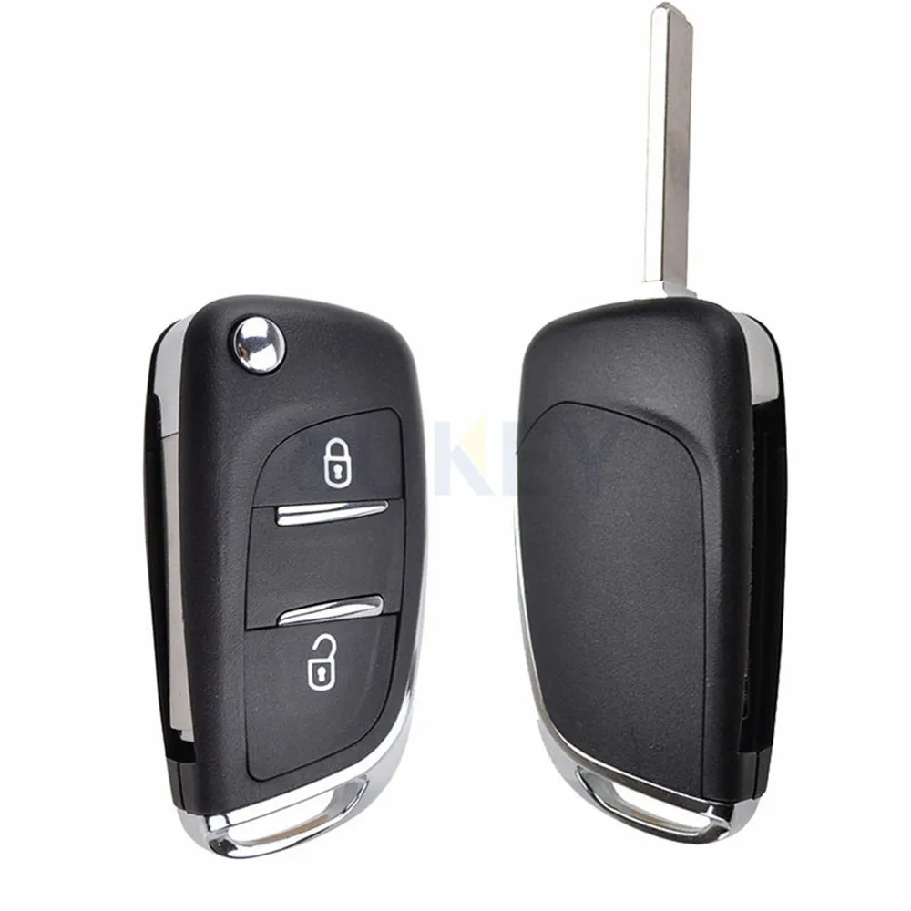 Чехол для ключей CE0536 HU83 BLADE Remote KeyShell Fob Peugeot 308 207 307 3008 807 Expert Partner Citroen C2 C3 C4