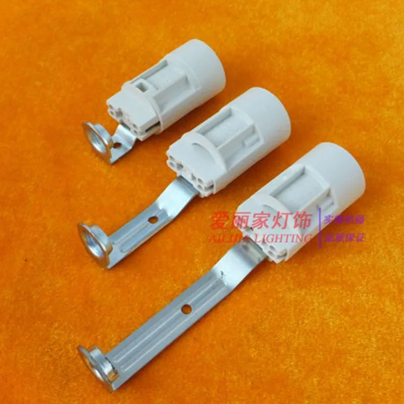 

8PCS E14 Plastic Chandelier Lamp Holder, Lighting Accessories Candle Lamp Base Socket 110v 220v