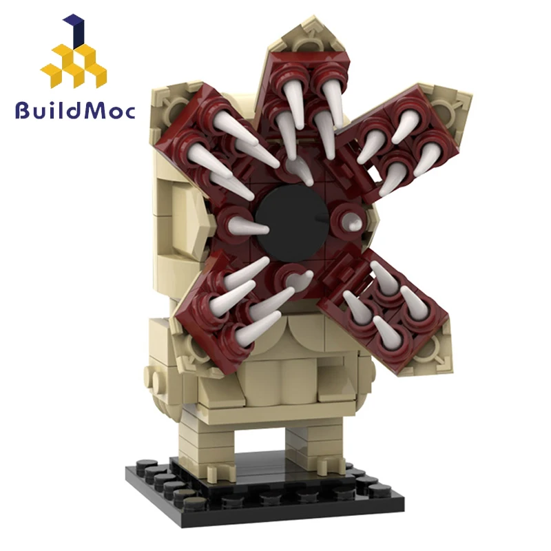 BuildMoc Brickheadz фигурки Монстр создатель эксперт животные Модульные строительные