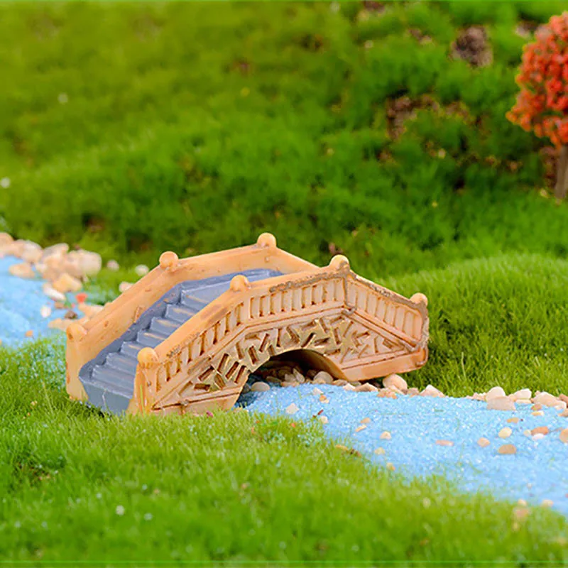 Новинка фигурки каменных мостов миниатюрные из смолы для сказочного сада DIY